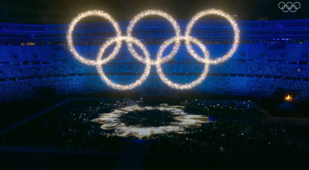 Los anillos Olímpicos, uno de los símbolos de los Juegos.