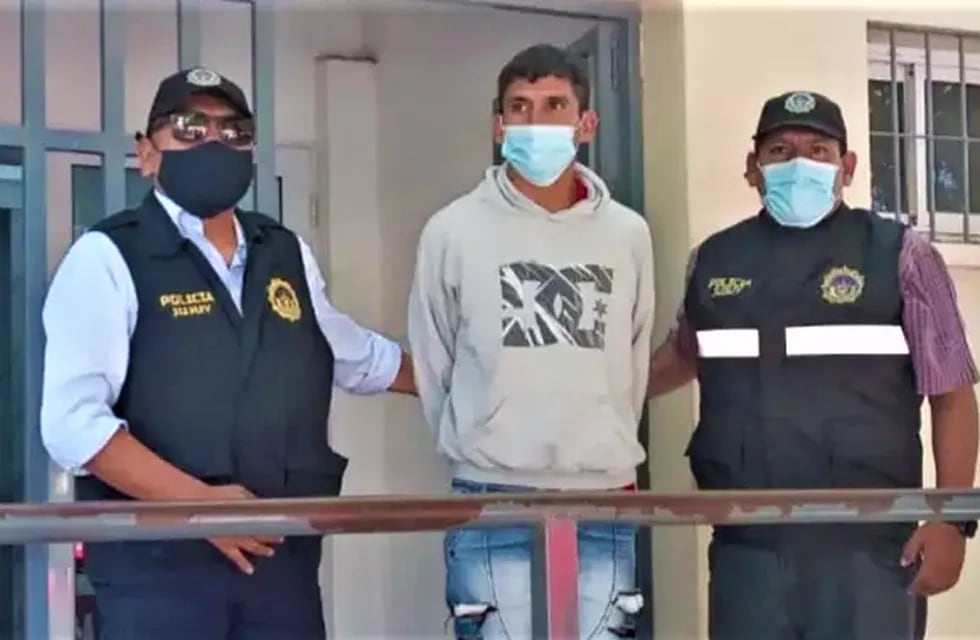 Javier Broi, el acusado del doble femicidio de Yuto, fue atrapado en Salta y luego trasladado a Jujuy.