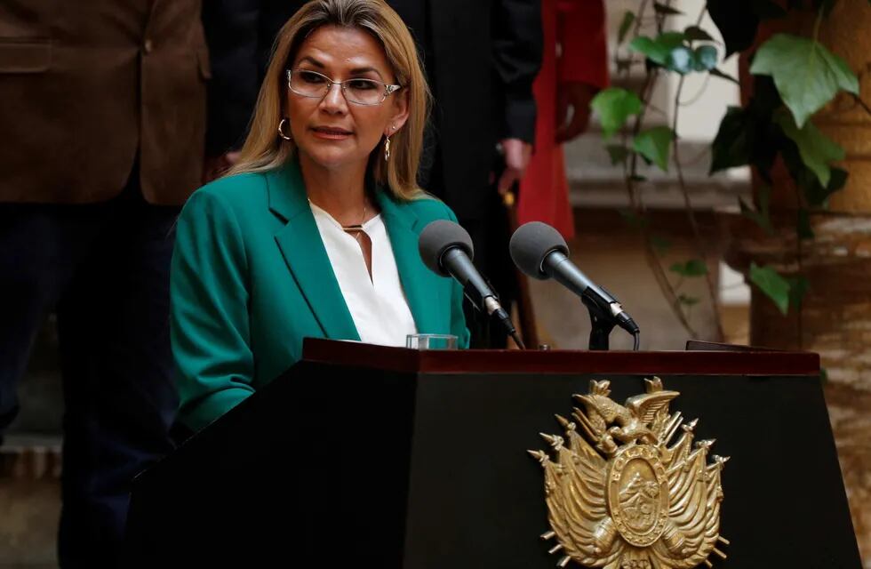 Jeanine Áñez, expresidenta interina de Bolivia. (AP / Archivo)