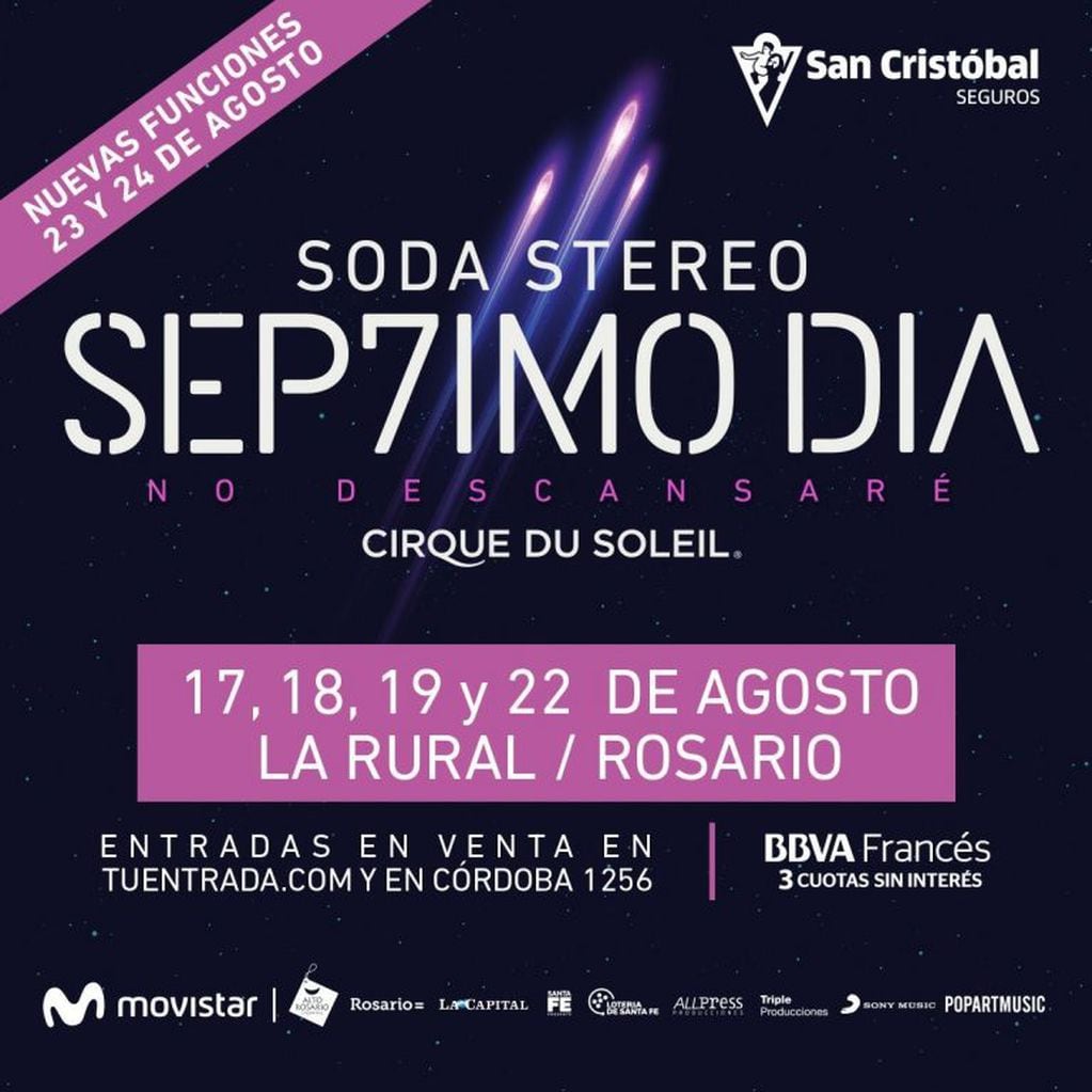 Cirque Du Soleil agrega dos funciones en Rosario. (Cirque)
