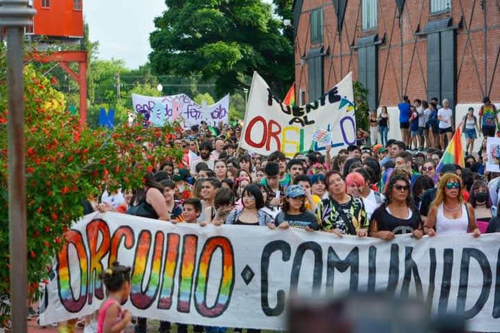 Marcha del Orgullo Gualeguaychú. Foto: Martín Piaggio