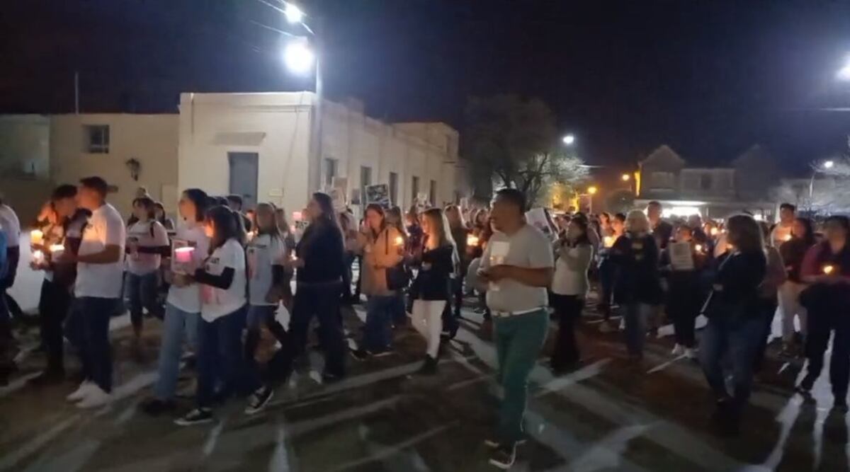 Marcha en Villa Dolores.