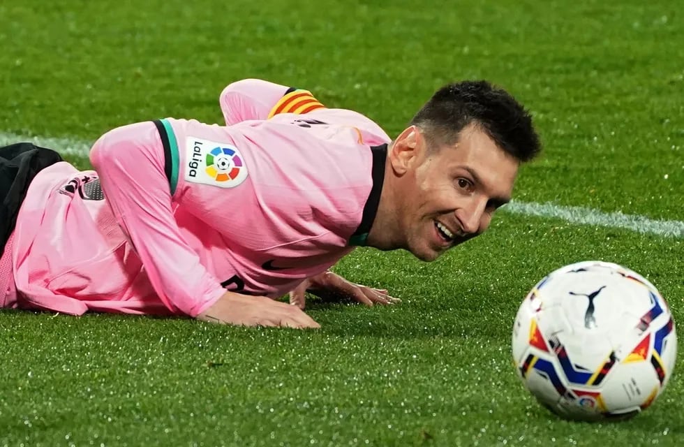 Leo marcó el último tanto de la victoria blaugrana el martes ante Valladolid. (César Manso / AFP)