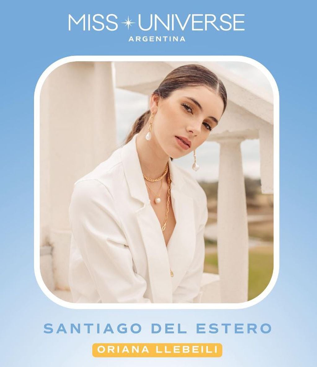 Miss Santiago del Estero, Oriana Llebeile