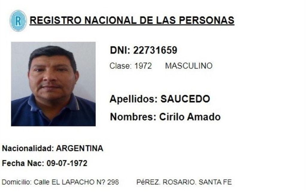 Cirilo Saucedo fue detenido en Paraguay (Clarín)