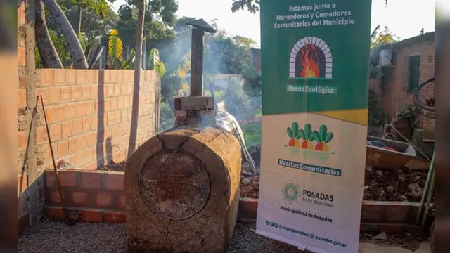 Oficialmente se hizo entrega del horno ecológico al merendero “La Providencia” de la ciudad de Posadas