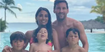 Los Messi siguen disfrutando de sus vacaciones