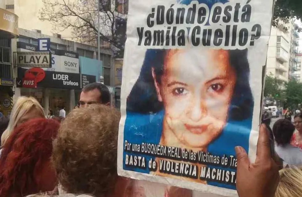 Familiares y allegados marchan una vez al año para reclamar por la aparición de Yamila Cuello.
