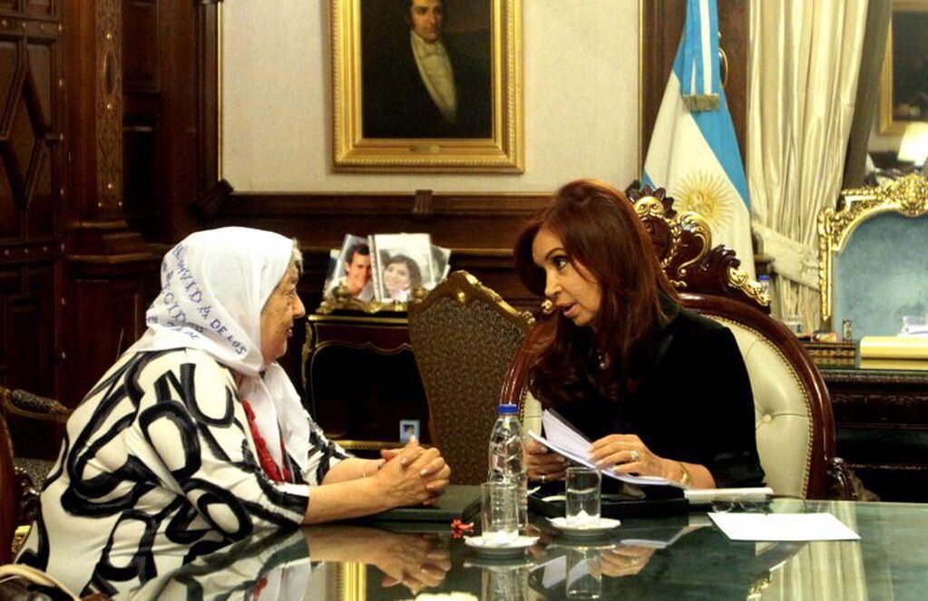 Cristina Kirchner con Hebe de Bonafini