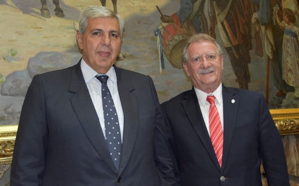 Los vicegobernadores Carlos Haquim, de Jujuy, y Antonio Marocco, de Salta.