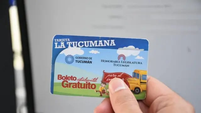 Boleto estudiantil gratuito en Tucumáan.