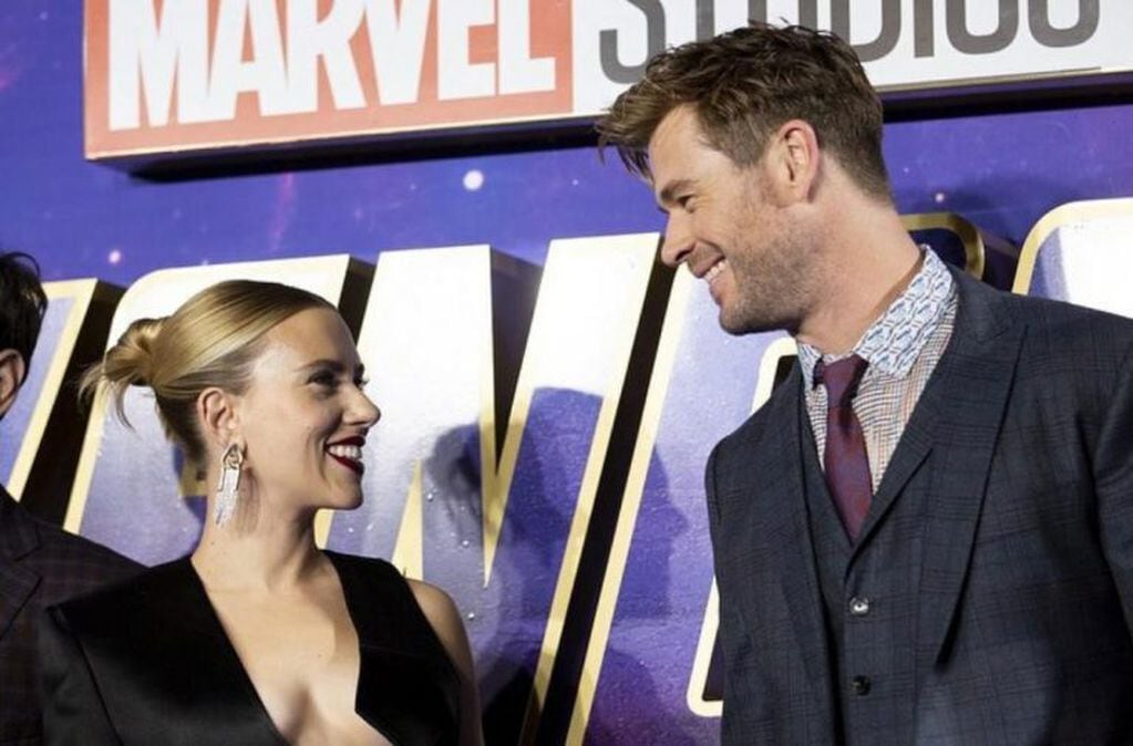 Scarlett Johansson en la premiere de Avengers: Endgame (Instagram)