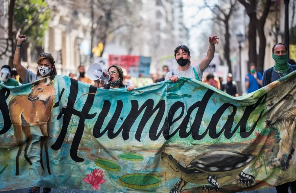 Ambientalistas exigen que se apruebe la Ley de Humedales.