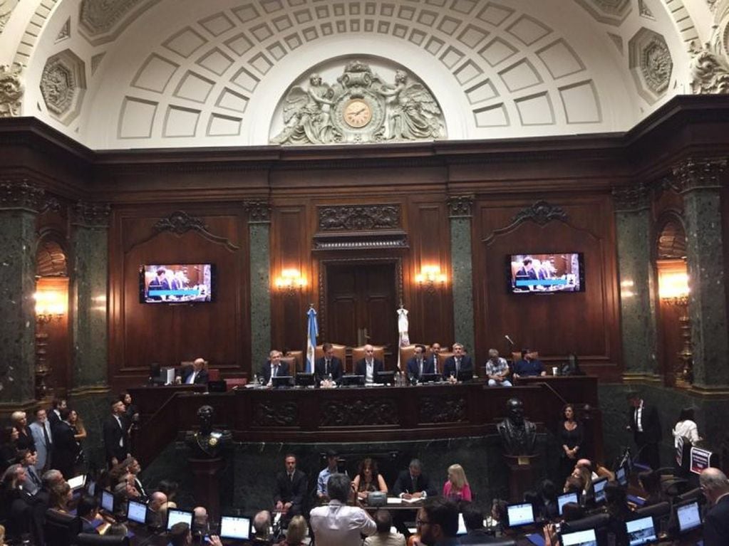 Horacio Rodríguez Larreta durante la apertura de sesiones de la Legislatura porteña, en marzo del 2019. (Foto: Web)