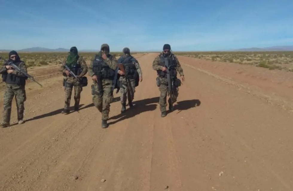 Miembros del Grupo de Operaciones de Frontera, de la Policía de Jujuy.
