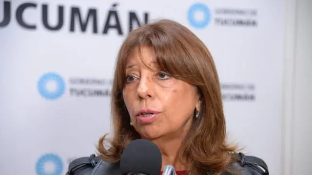 Susana Montaldo, ministra de educación de Tucumán.