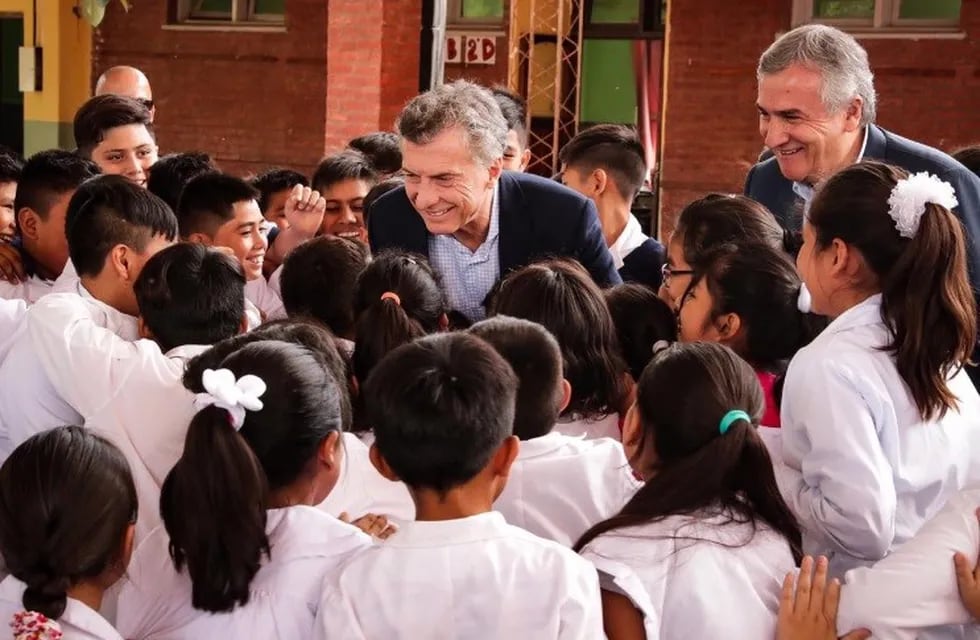 Presidente Macri en escuela de Santa Clara, Jujuy
