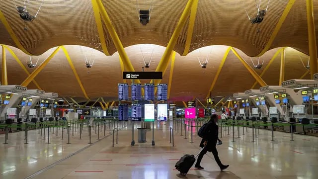 La terminal T4 del aeropuerto de Barajas en Madrid
