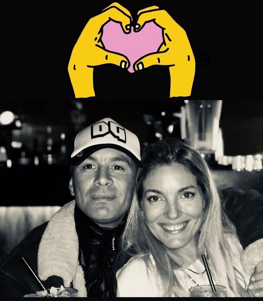 Pablo Lescano y su esposa (Foto: Instagram)