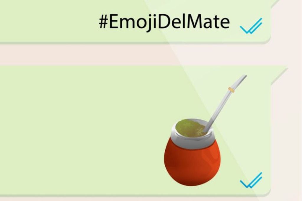 En el mes de diciembre el emoji del mate llegaría a WhatsApp