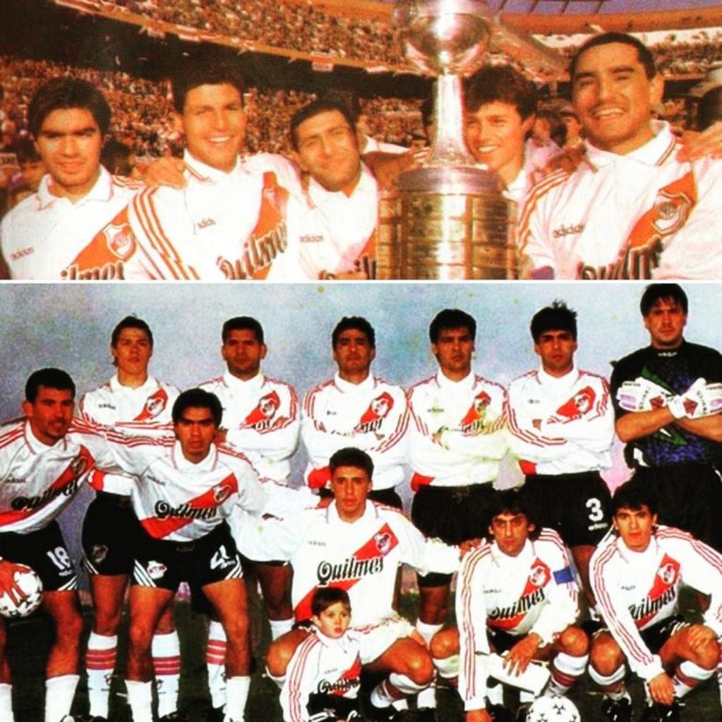 Marcelo Escudero fue Campeón de la Libertadores 1996 con el Millonario
