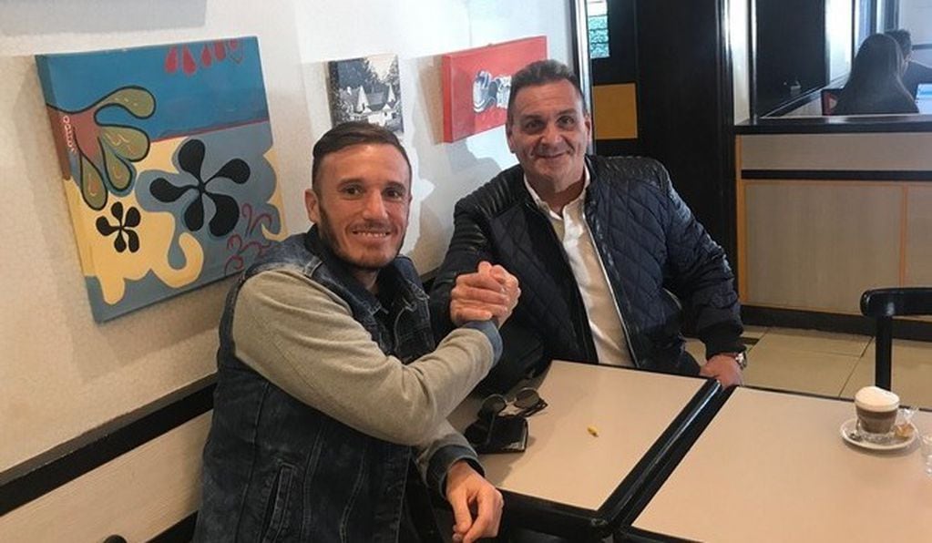 Campestrini con Islas, futuro coach del Dinamo.