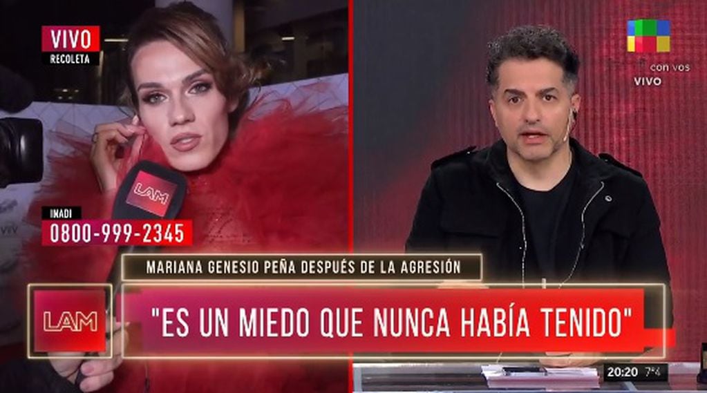 Mariana Genesio Peña volvió a hablar de la agresión