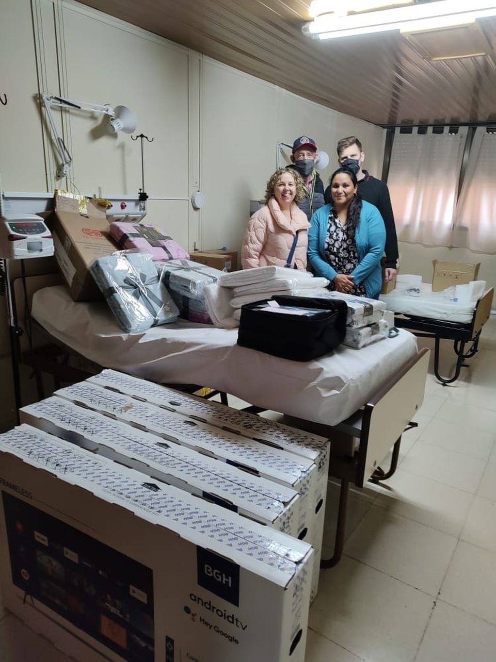 Las salas para niños en tratamiento oncológico en el Hospital Penna recibieron importantes donaciones.