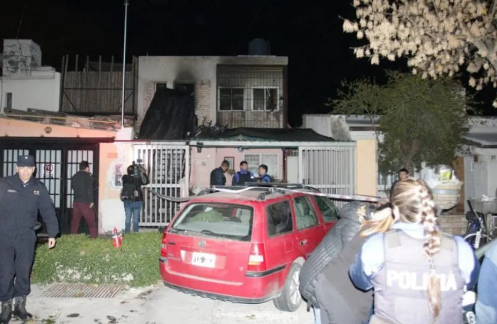 Incendio en una vivienda en Godoy Cruz, Mendoza.