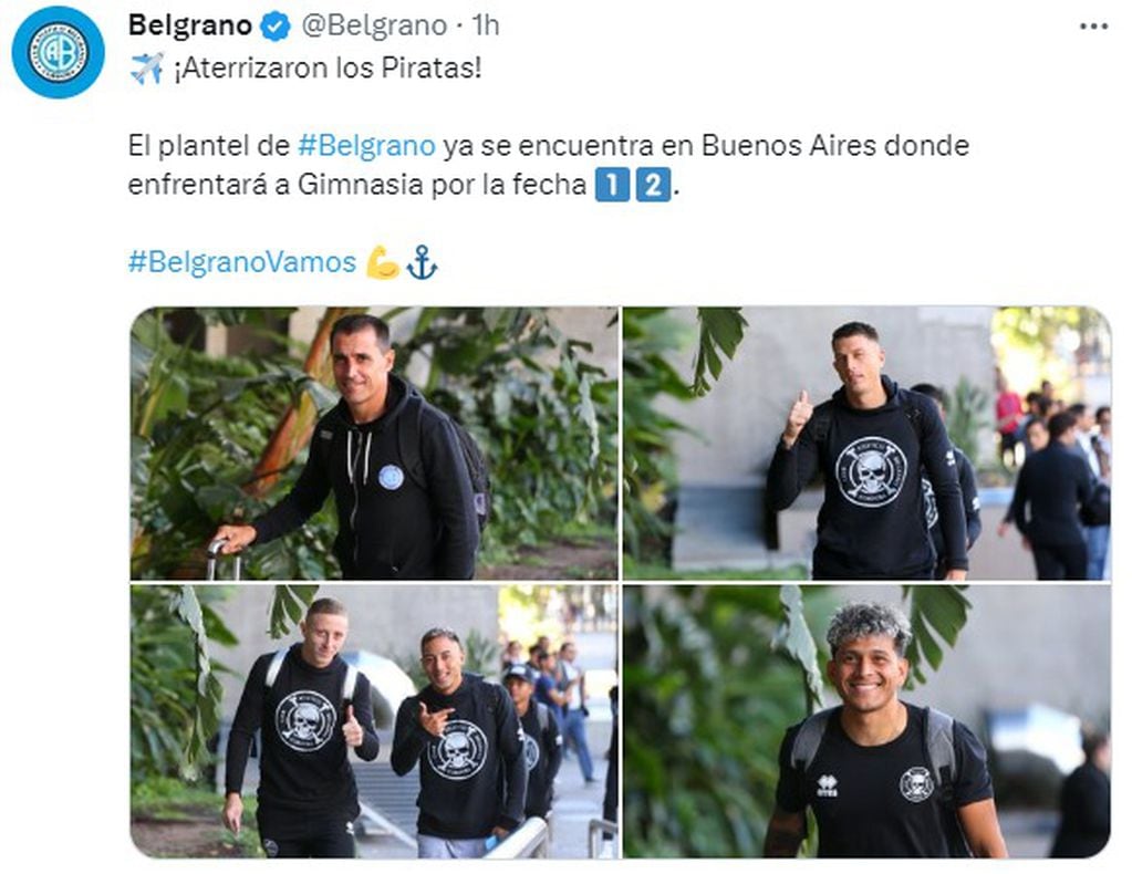 Belgrano iría con un sólo cambio ante Gimnasia, el ingreso de Lucas Diarte como titular.