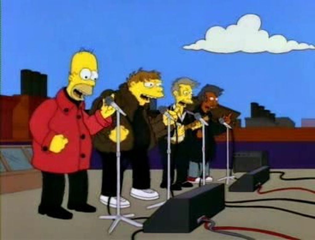 "Los Borbotones", el homenaje de Matt Groening para Los Beatles