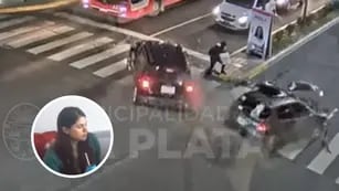 Habló Julieta, la joven que se salvó del brutal choque en pleno centro de La Plata.