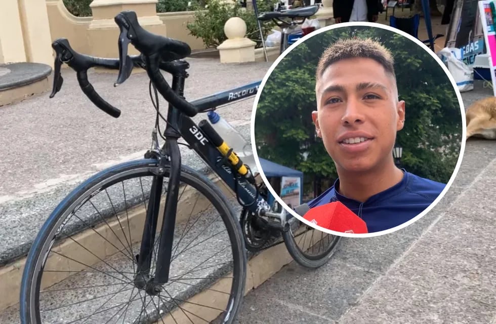 Sebastián Medina viajó desde Colombia a Salta en bicicleta y planea llegar a Usuahia.