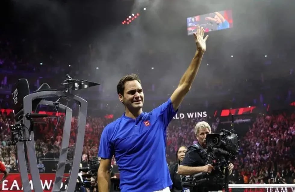 La emoción de Roger Federer en su adiós al tenis.