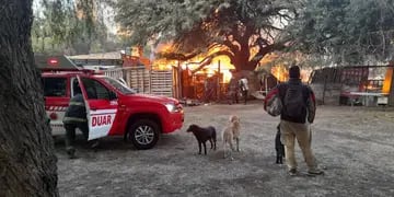 Feroz incendio en Córdoba