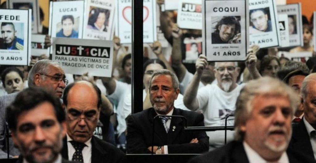 Ricardo Jaime durante el juicio donde fue condenado por la tragedia de Once. (Foto: Pedro Lázaro Fernández/Clarín)