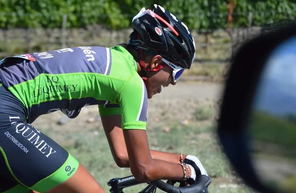 Ignacio Campo, el joven que busca llegar a Bélgica para formar parte de la selección de ciclistas.