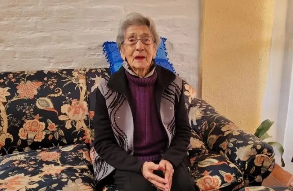 María Irma tiene 100 años e irá a votar.
