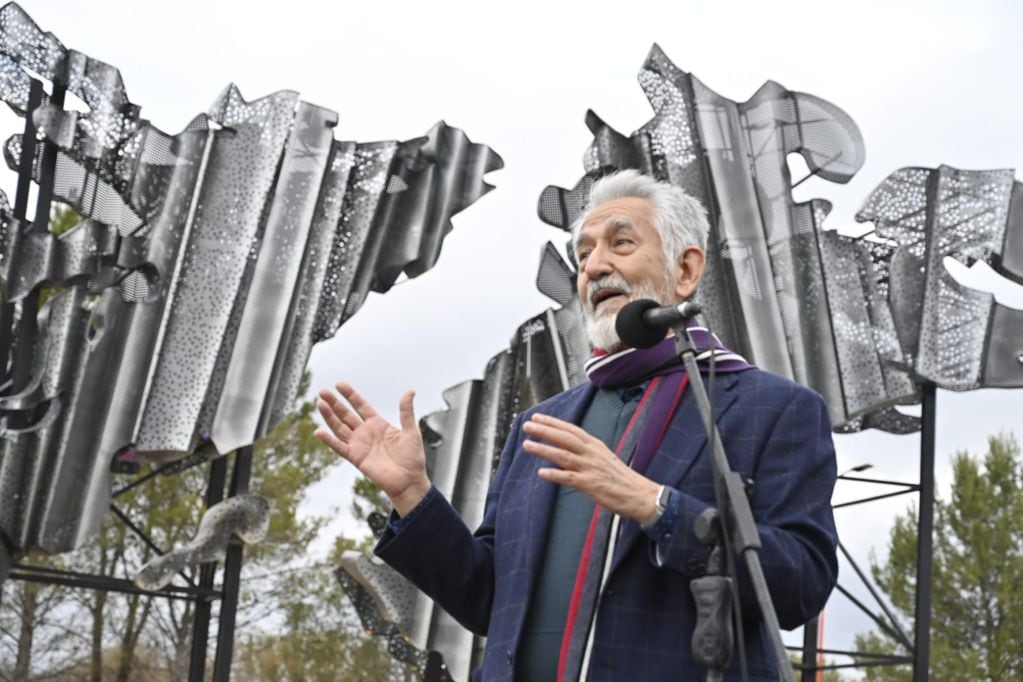 Inauguración de la rotonda de Los Puquios en San Luis