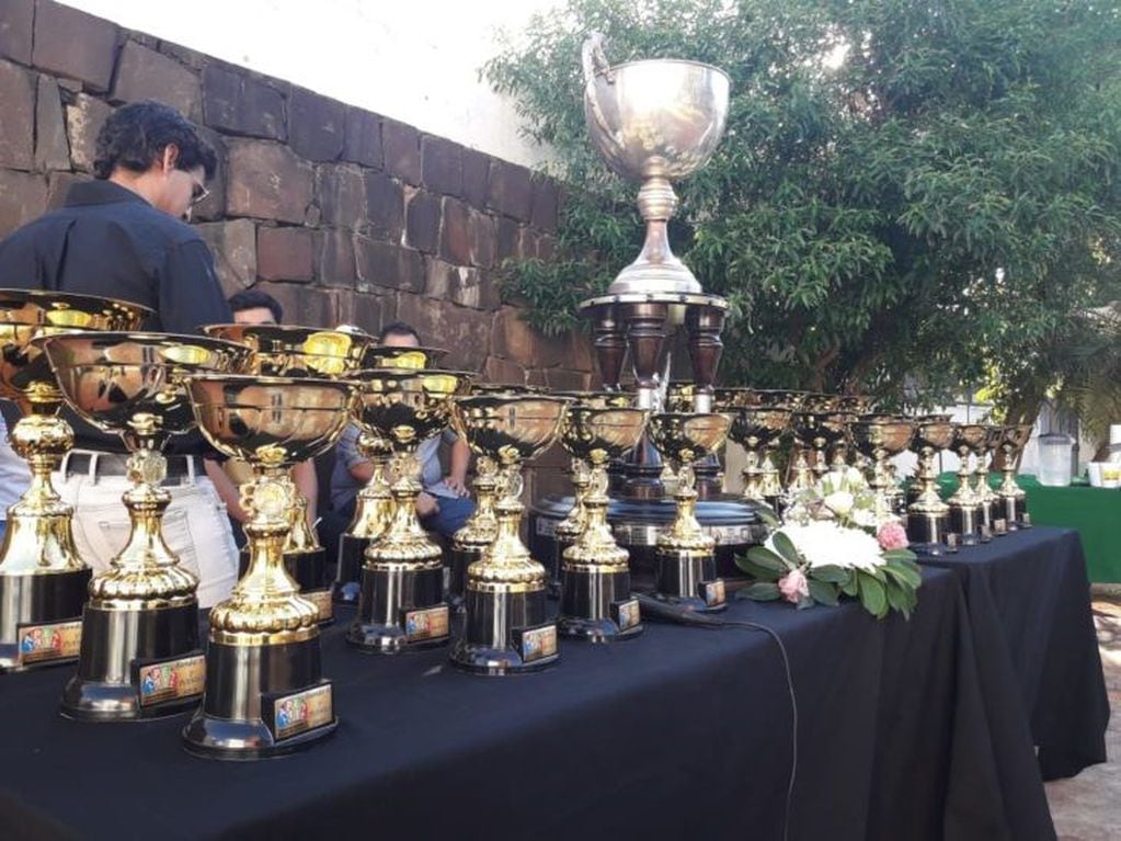 La entrega de trofeos se realizó en el Paseo Bosetti de Posadas