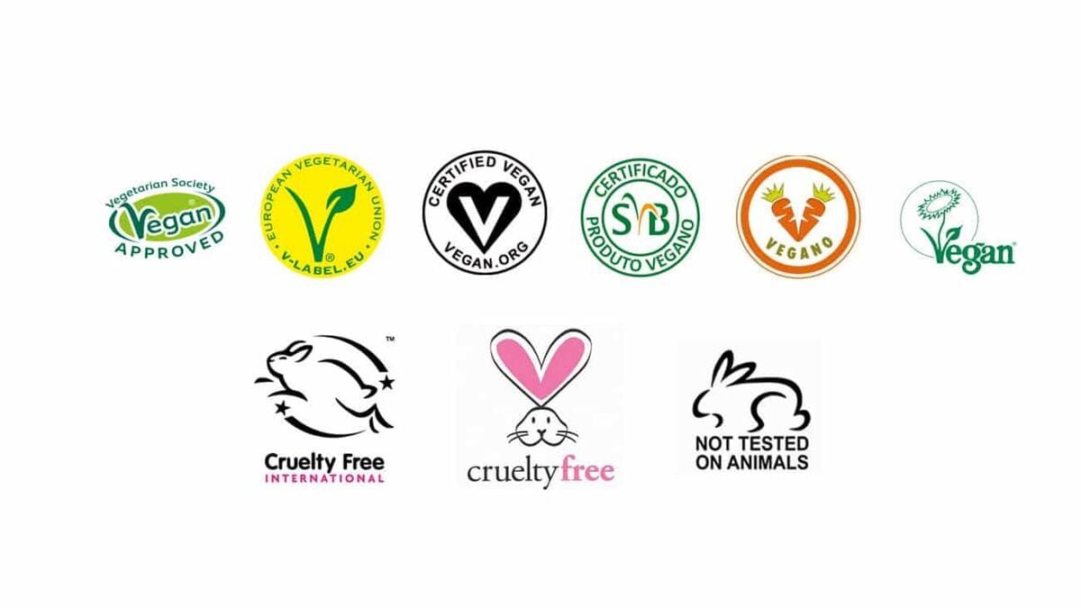 Los logos que llevan los productos que no testean en animales.