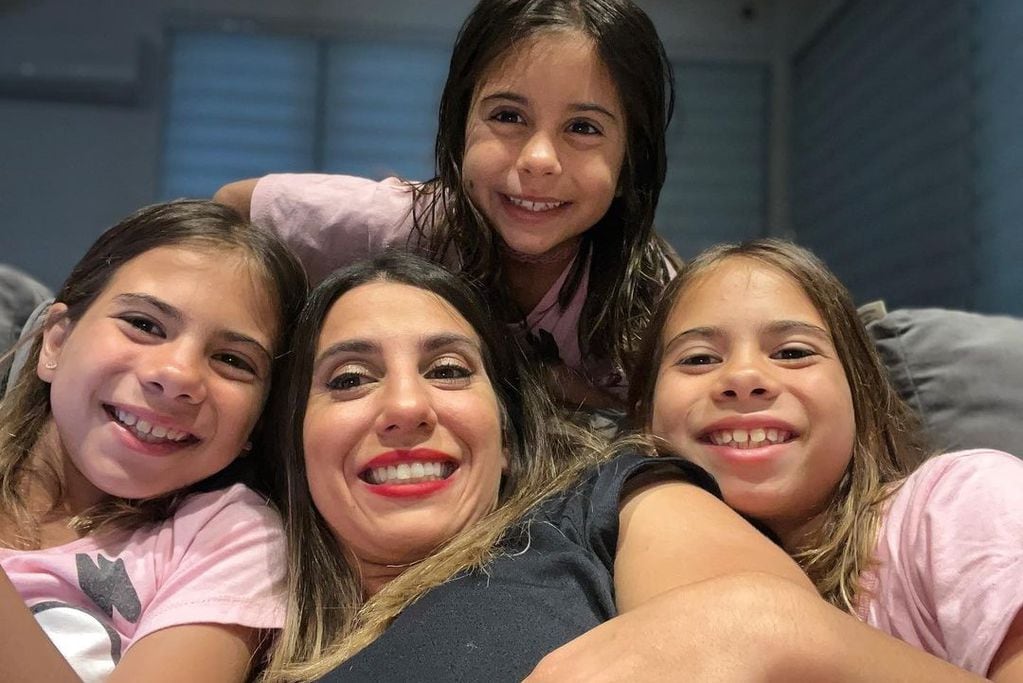 Cinthia Fernández disfruta de subir contenido junto a sus hijas. (instagram).