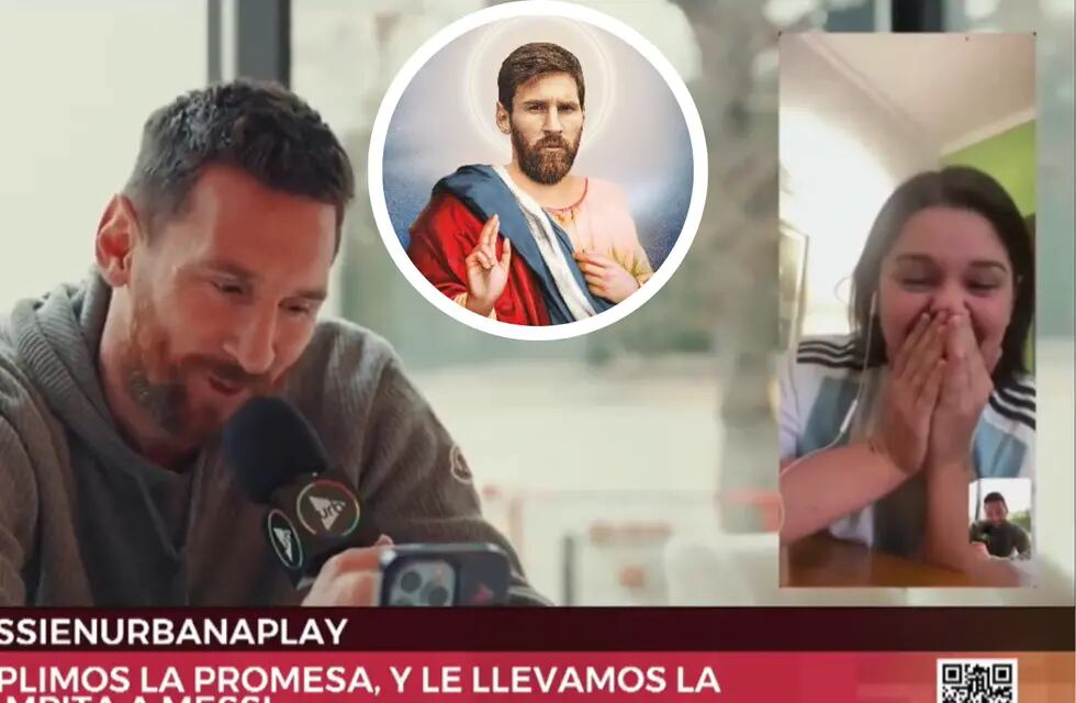 Lionel Messi y la historia de la estampita