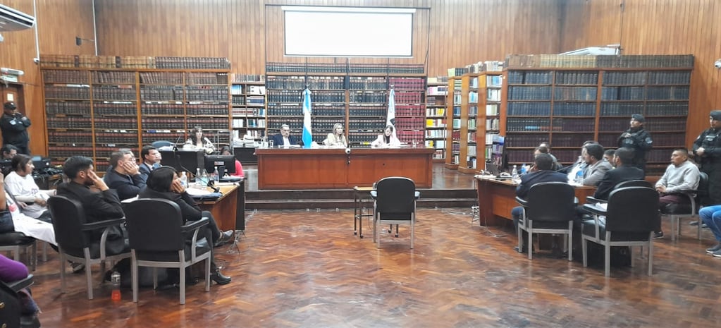 El juicio por el femicidio de Iara Rueda se desarrolló en el salón "Vélez Sarsfield" del edificio central de los Tribunales de Jujuy.