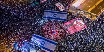 Protestas masivas en Israel por reforma de pensiones
