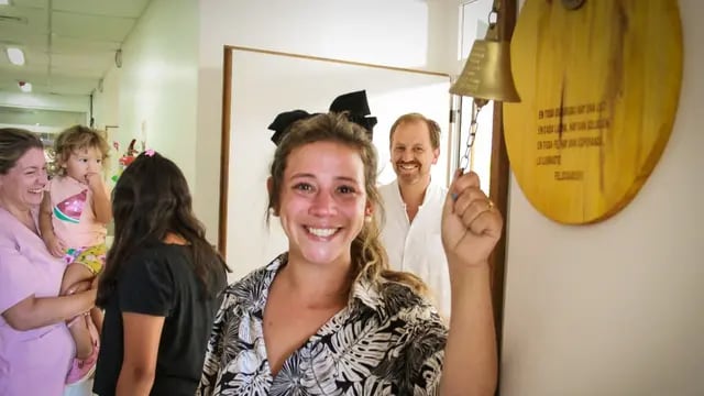 Por primera vez sonó la campana de la esperanza en el Hospital de Gualeguaychú