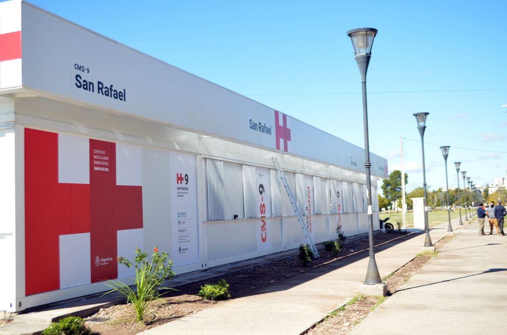 El centro modular sanitario de San Rafael.