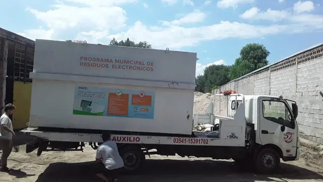 Programa Municipal de residuos electrónicos en Carlos Paz.