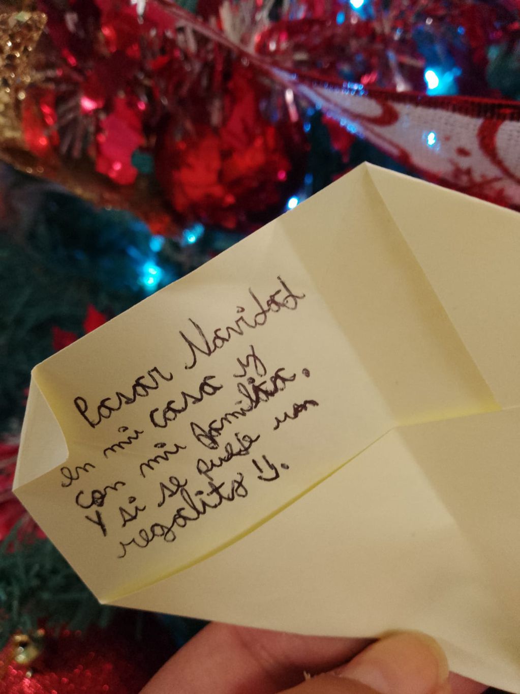 Emiliano tiene 11 años y le escribió una carta a Papá Noel que emocionó a todo el personal del Hospital de Niños de Córdoba. (Gentileza)