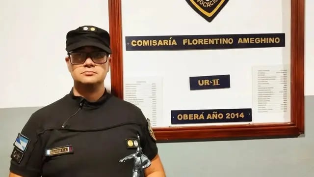La comunidad de Florentino Ameghino reconoció a un policía por su desempeño